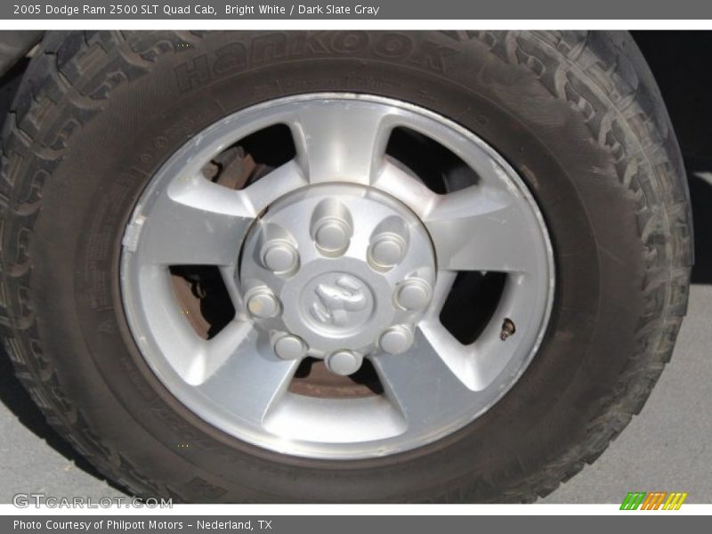 Bright White / Dark Slate Gray 2005 Dodge Ram 2500 SLT Quad Cab