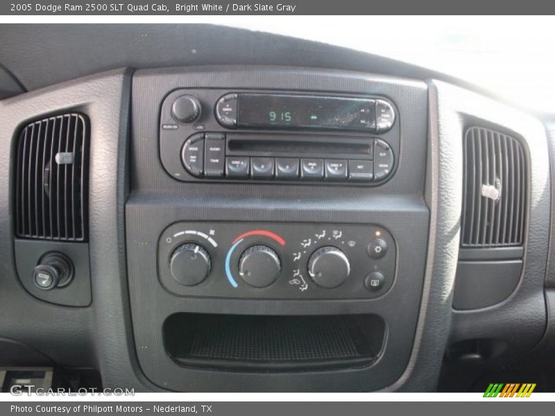 Bright White / Dark Slate Gray 2005 Dodge Ram 2500 SLT Quad Cab