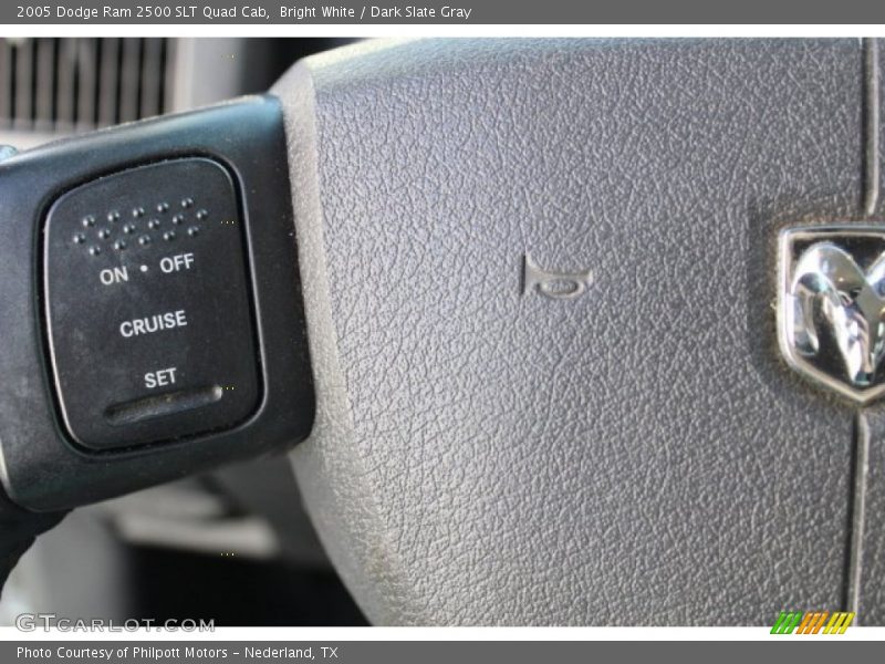 Bright White / Dark Slate Gray 2005 Dodge Ram 2500 SLT Quad Cab