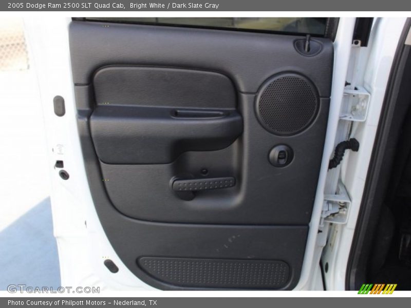 Bright White / Dark Slate Gray 2005 Dodge Ram 2500 SLT Quad Cab