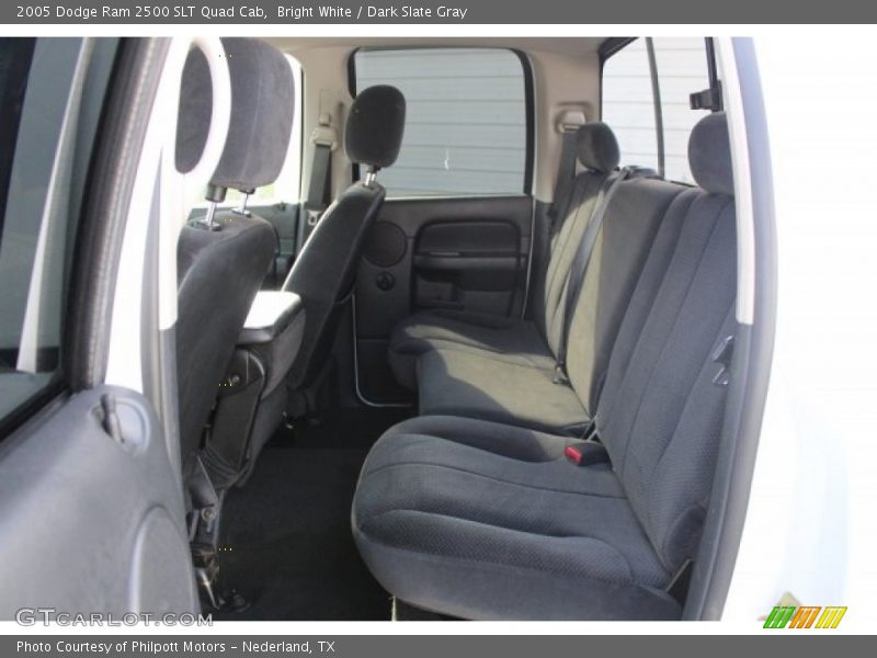 Bright White / Dark Slate Gray 2005 Dodge Ram 2500 SLT Quad Cab