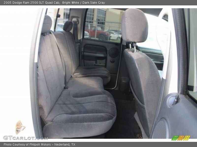 Bright White / Dark Slate Gray 2005 Dodge Ram 2500 SLT Quad Cab