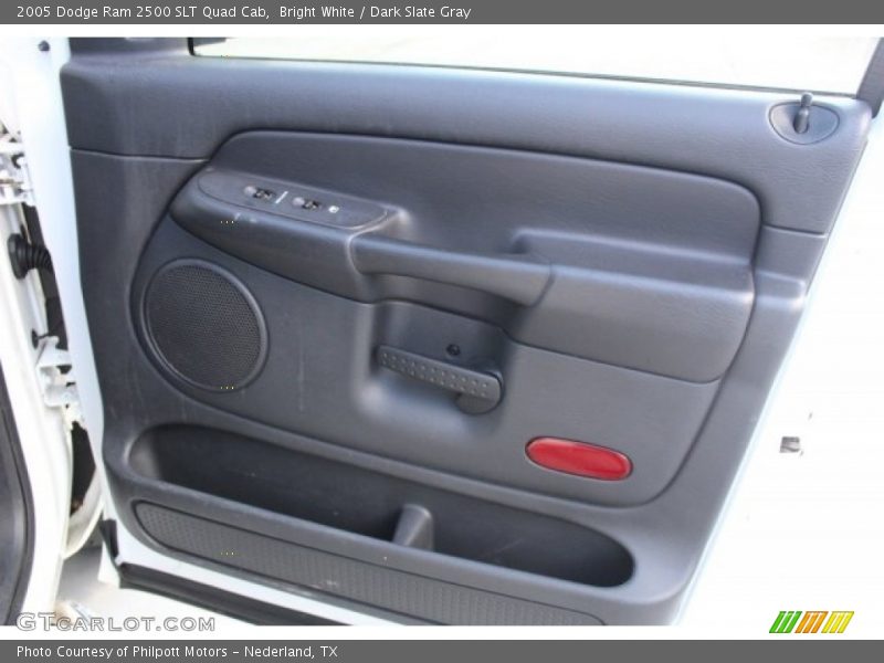 Bright White / Dark Slate Gray 2005 Dodge Ram 2500 SLT Quad Cab