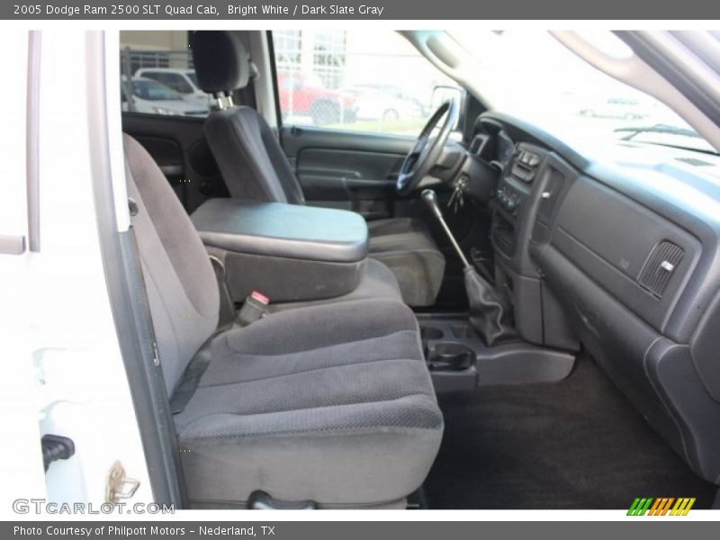 Bright White / Dark Slate Gray 2005 Dodge Ram 2500 SLT Quad Cab