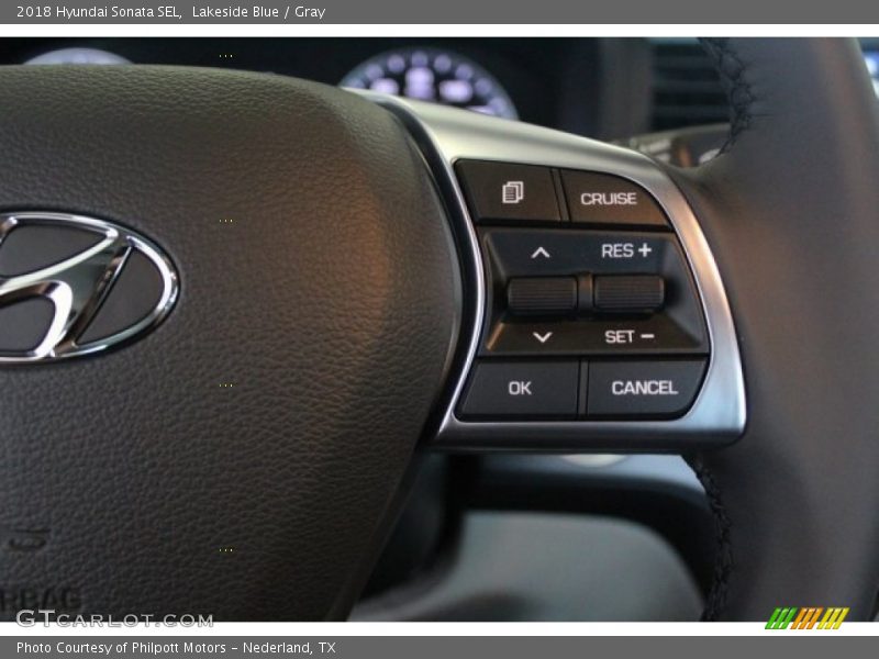Controls of 2018 Sonata SEL