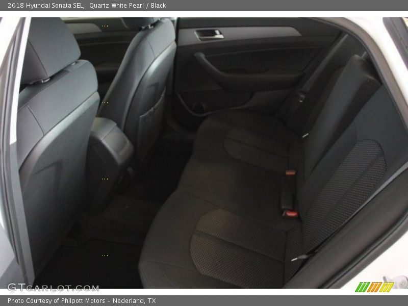 Quartz White Pearl / Black 2018 Hyundai Sonata SEL