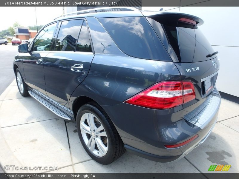 Steel Grey Metallic / Black 2014 Mercedes-Benz ML 350 4Matic