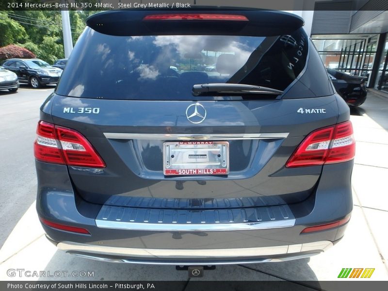 Steel Grey Metallic / Black 2014 Mercedes-Benz ML 350 4Matic