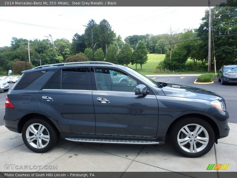 Steel Grey Metallic / Black 2014 Mercedes-Benz ML 350 4Matic