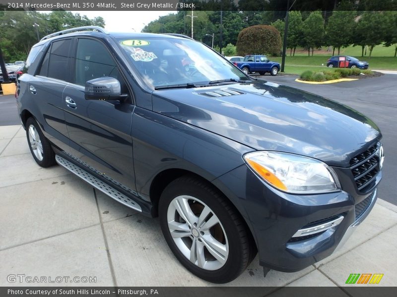 Steel Grey Metallic / Black 2014 Mercedes-Benz ML 350 4Matic