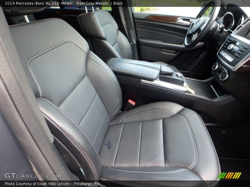 Steel Grey Metallic / Black 2014 Mercedes-Benz ML 350 4Matic