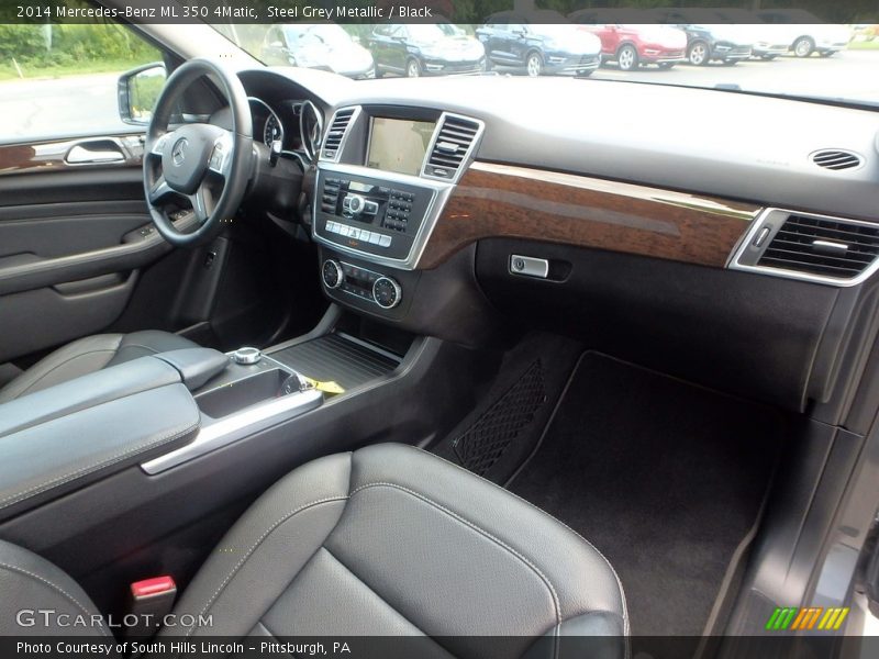 Steel Grey Metallic / Black 2014 Mercedes-Benz ML 350 4Matic