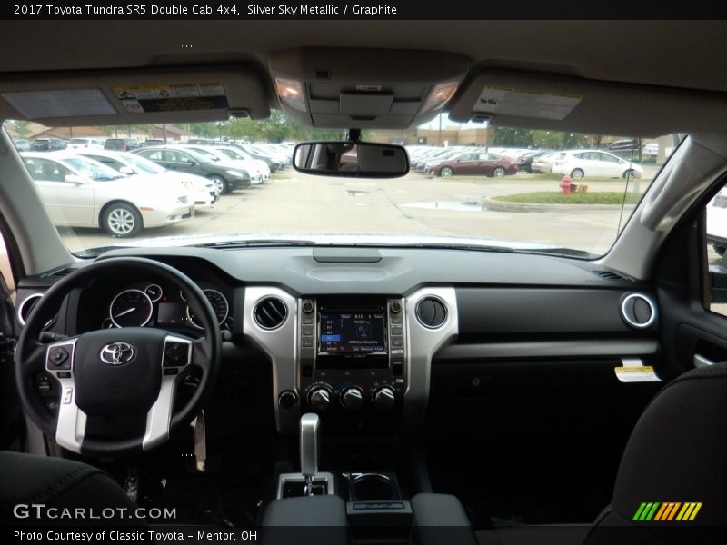 Silver Sky Metallic / Graphite 2017 Toyota Tundra SR5 Double Cab 4x4