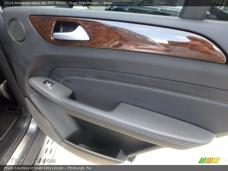 Steel Grey Metallic / Black 2014 Mercedes-Benz ML 350 4Matic