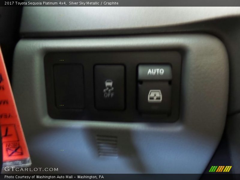 Silver Sky Metallic / Graphite 2017 Toyota Sequoia Platinum 4x4
