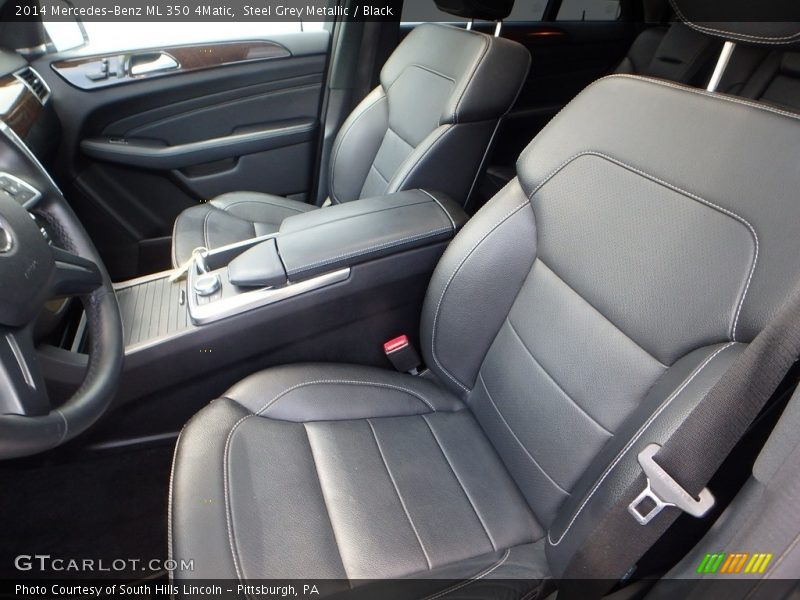 Steel Grey Metallic / Black 2014 Mercedes-Benz ML 350 4Matic