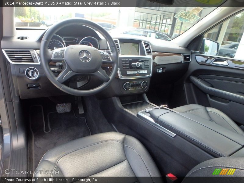 Steel Grey Metallic / Black 2014 Mercedes-Benz ML 350 4Matic