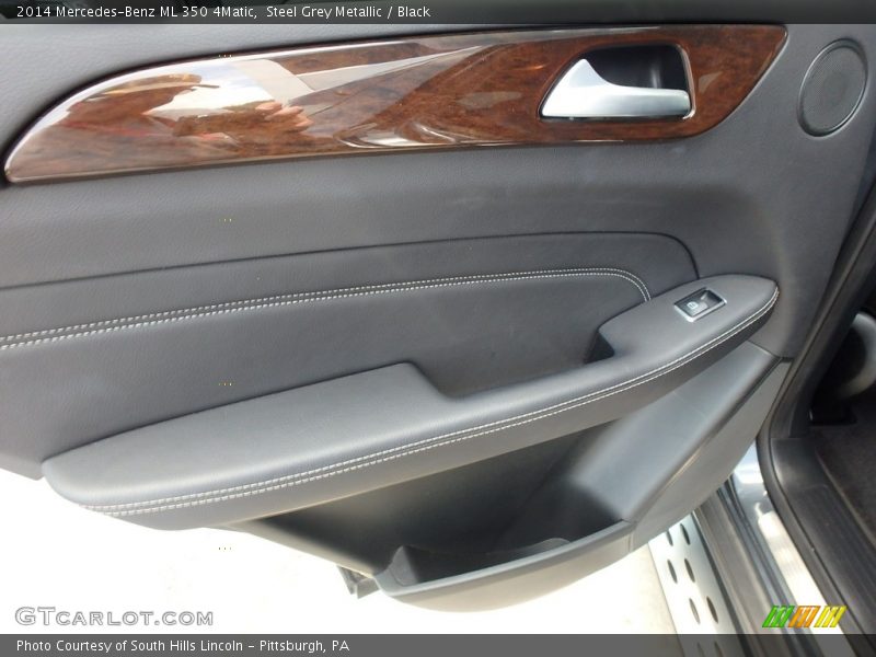 Steel Grey Metallic / Black 2014 Mercedes-Benz ML 350 4Matic