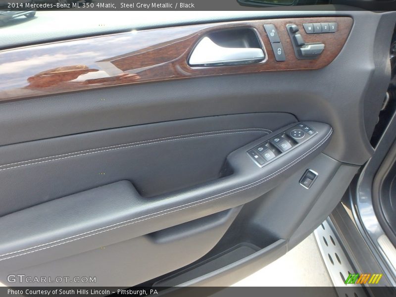 Steel Grey Metallic / Black 2014 Mercedes-Benz ML 350 4Matic
