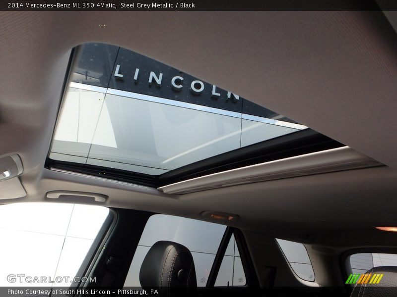 Steel Grey Metallic / Black 2014 Mercedes-Benz ML 350 4Matic