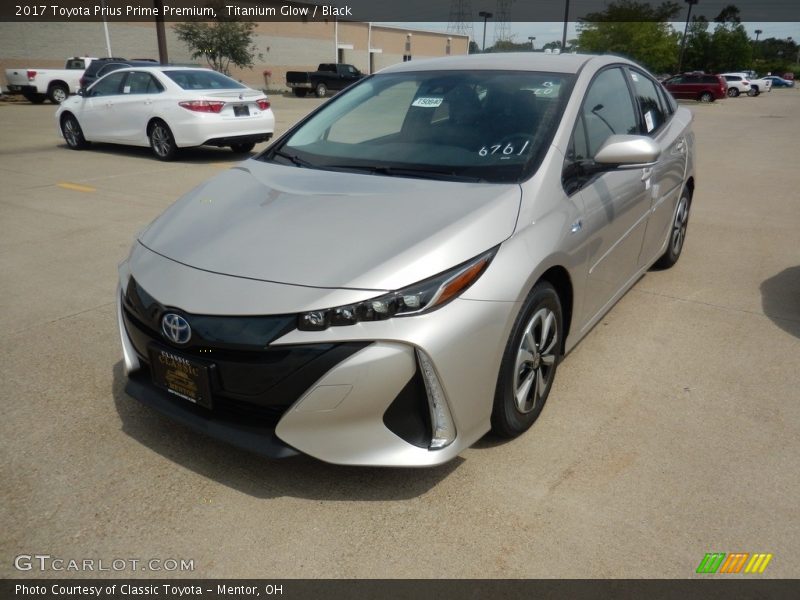 Titanium Glow / Black 2017 Toyota Prius Prime Premium