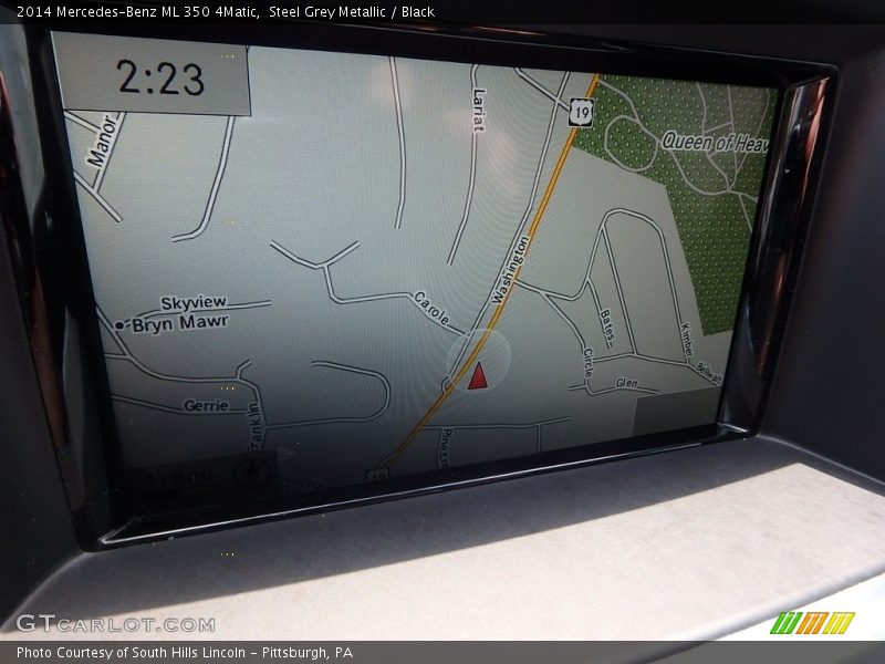 Steel Grey Metallic / Black 2014 Mercedes-Benz ML 350 4Matic