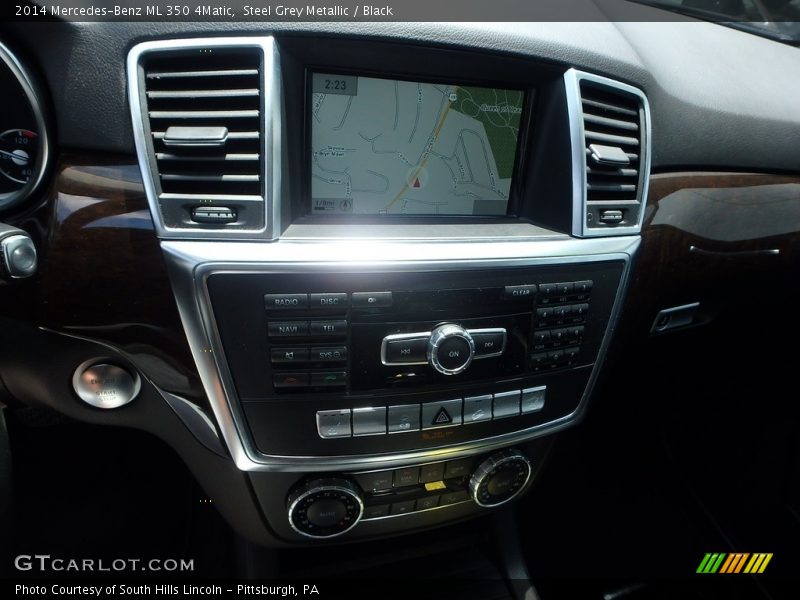 Steel Grey Metallic / Black 2014 Mercedes-Benz ML 350 4Matic
