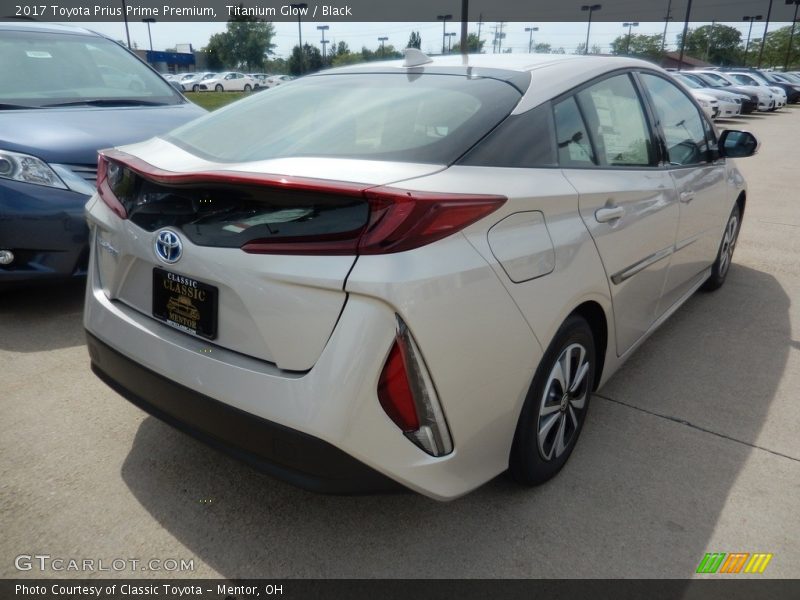 Titanium Glow / Black 2017 Toyota Prius Prime Premium