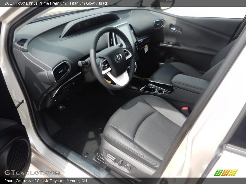 Titanium Glow / Black 2017 Toyota Prius Prime Premium