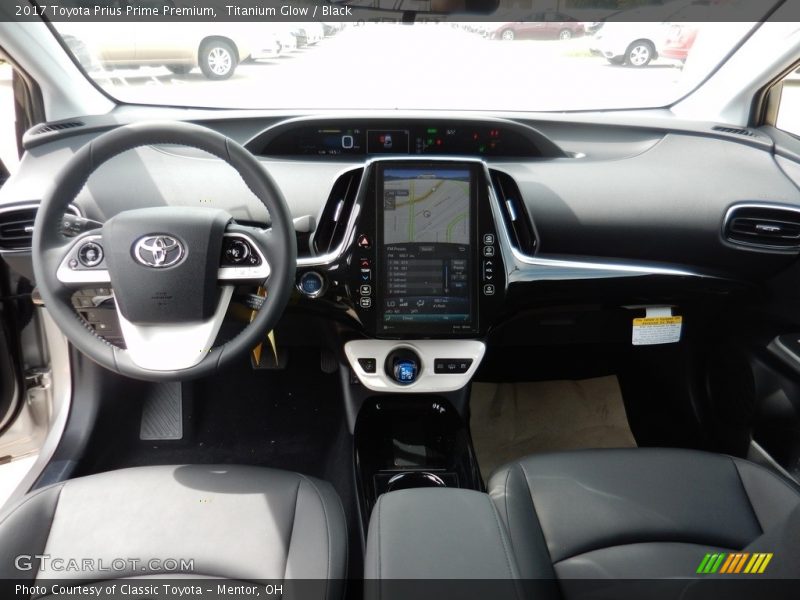 Titanium Glow / Black 2017 Toyota Prius Prime Premium