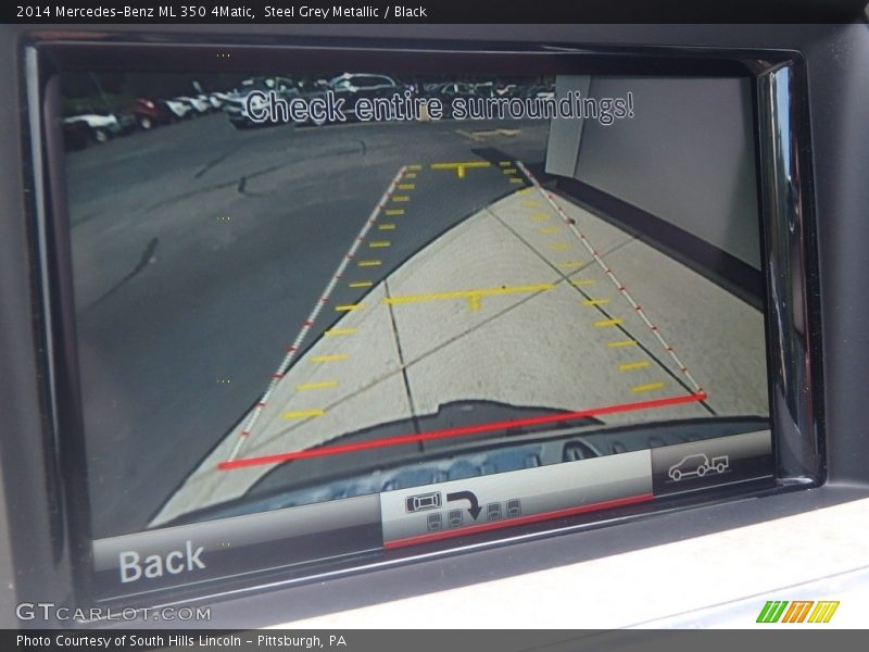 Steel Grey Metallic / Black 2014 Mercedes-Benz ML 350 4Matic