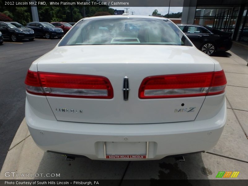 White Platinum Metallic Tri-Coat / Cashmere 2012 Lincoln MKZ FWD