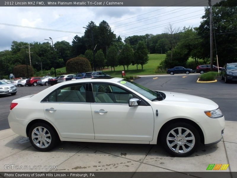 White Platinum Metallic Tri-Coat / Cashmere 2012 Lincoln MKZ FWD