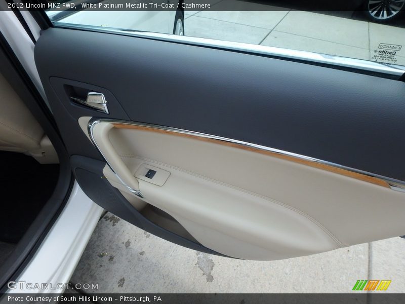 White Platinum Metallic Tri-Coat / Cashmere 2012 Lincoln MKZ FWD