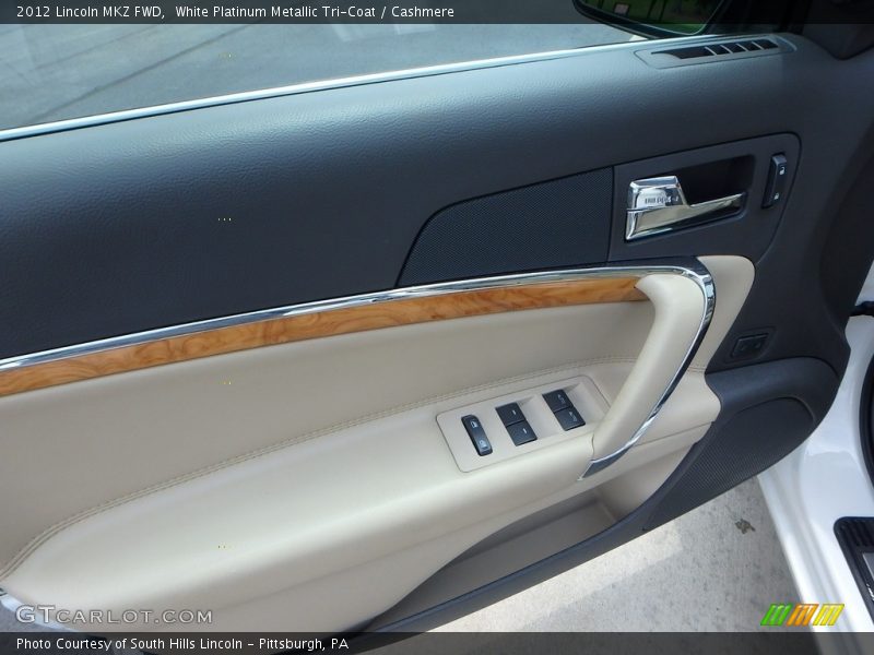 White Platinum Metallic Tri-Coat / Cashmere 2012 Lincoln MKZ FWD