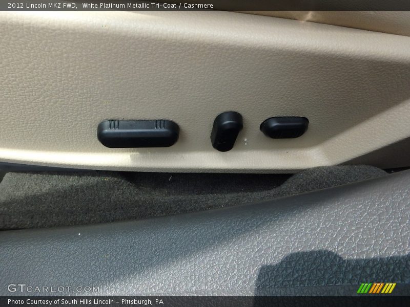 White Platinum Metallic Tri-Coat / Cashmere 2012 Lincoln MKZ FWD