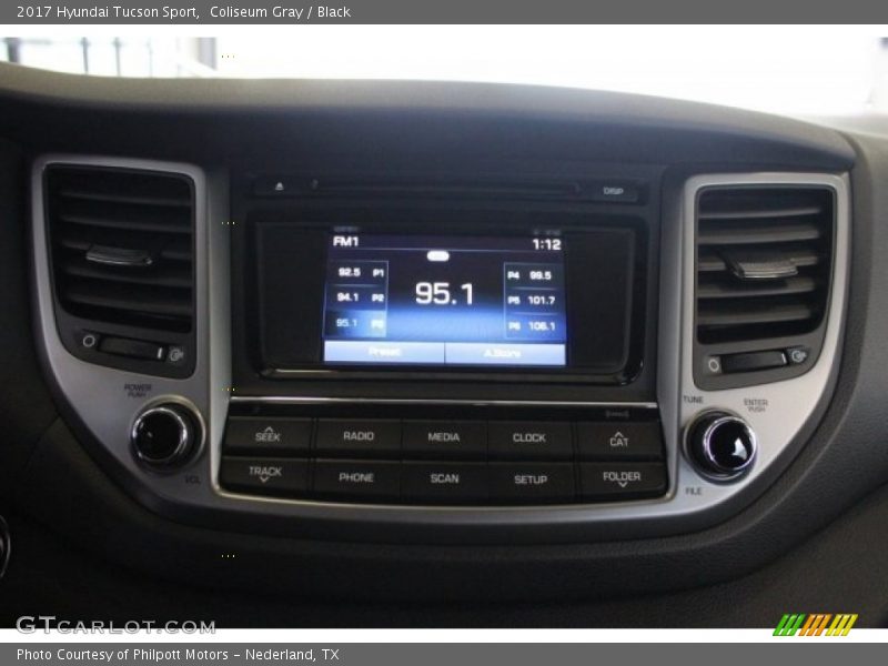 Coliseum Gray / Black 2017 Hyundai Tucson Sport