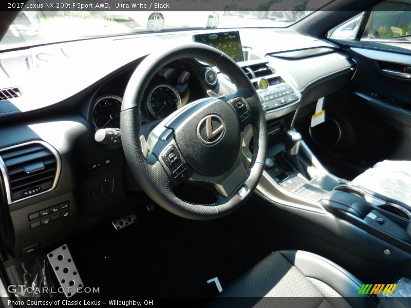 Ultra White / Black 2017 Lexus NX 200t F Sport AWD