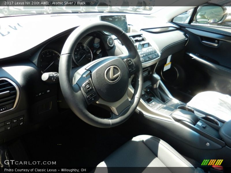 Atomic Silver / Black 2017 Lexus NX 200t AWD