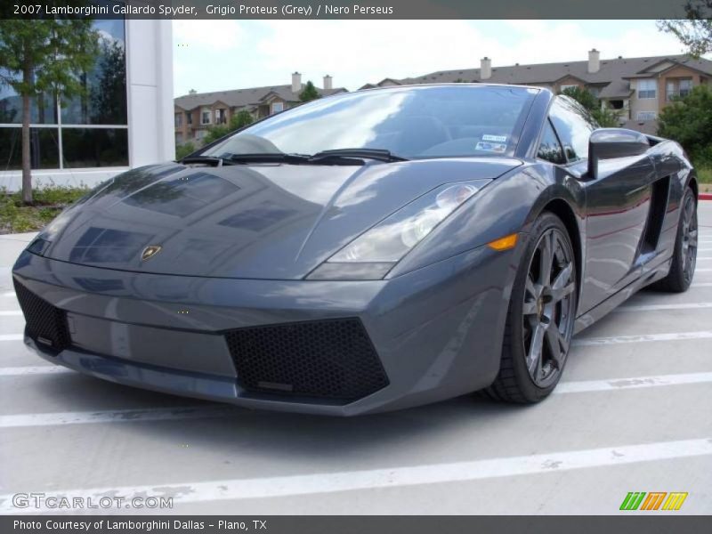Grigio Proteus (Grey) / Nero Perseus 2007 Lamborghini Gallardo Spyder