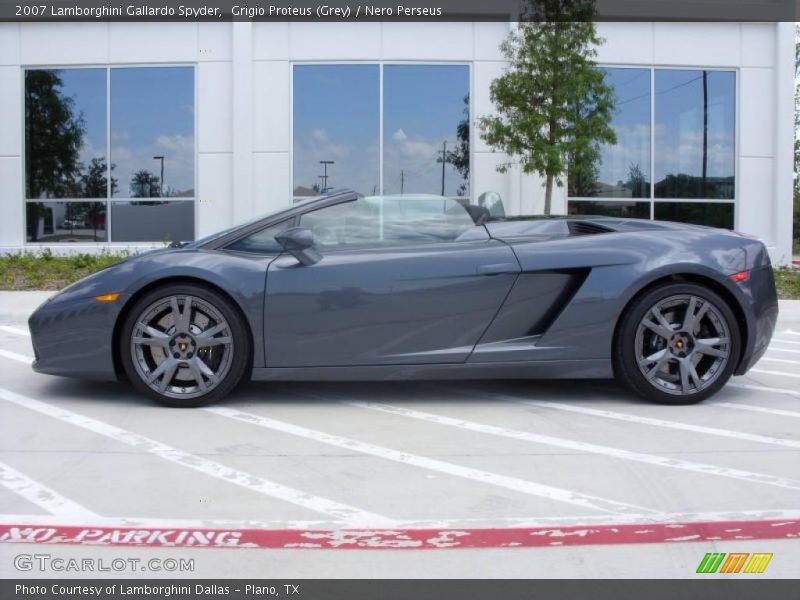 Grigio Proteus (Grey) / Nero Perseus 2007 Lamborghini Gallardo Spyder