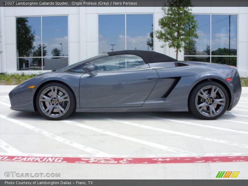 Grigio Proteus (Grey) / Nero Perseus 2007 Lamborghini Gallardo Spyder