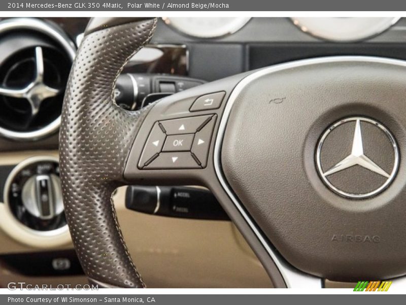 Polar White / Almond Beige/Mocha 2014 Mercedes-Benz GLK 350 4Matic