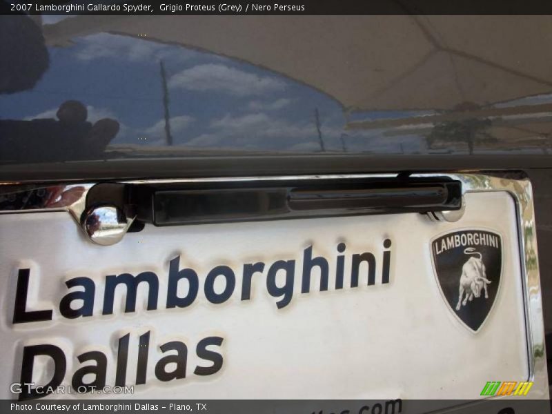 Grigio Proteus (Grey) / Nero Perseus 2007 Lamborghini Gallardo Spyder