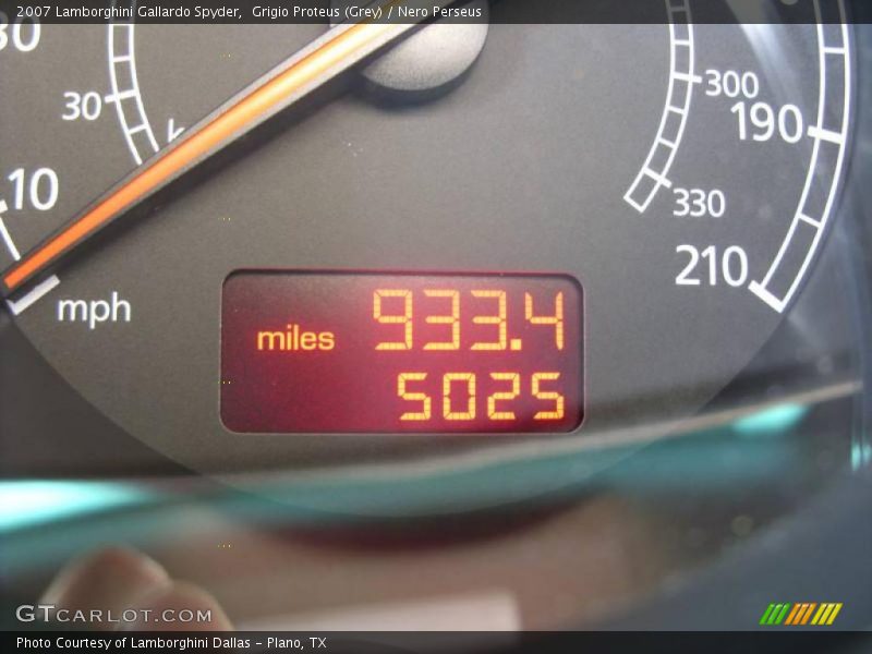 Grigio Proteus (Grey) / Nero Perseus 2007 Lamborghini Gallardo Spyder