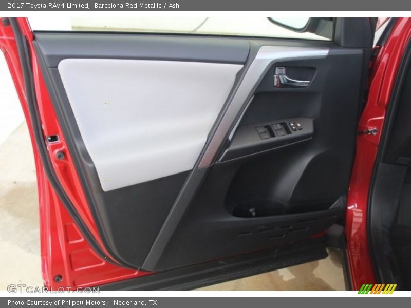 Barcelona Red Metallic / Ash 2017 Toyota RAV4 Limited