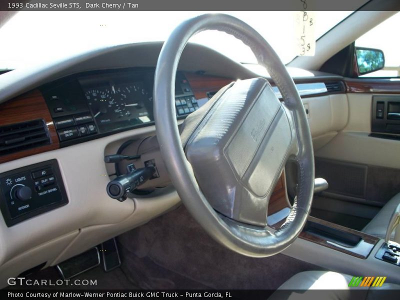 Dark Cherry / Tan 1993 Cadillac Seville STS