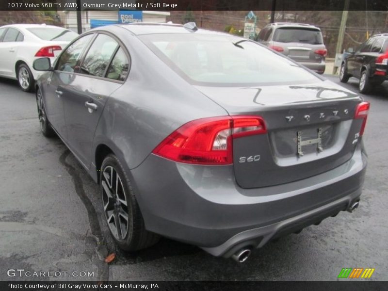 Osmium Grey Metallic / Soft Beige 2017 Volvo S60 T5 AWD