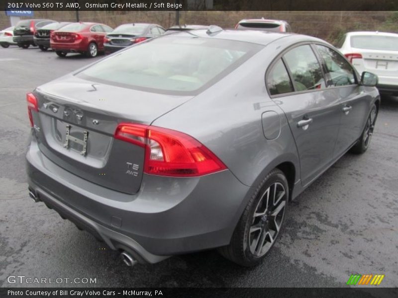 Osmium Grey Metallic / Soft Beige 2017 Volvo S60 T5 AWD