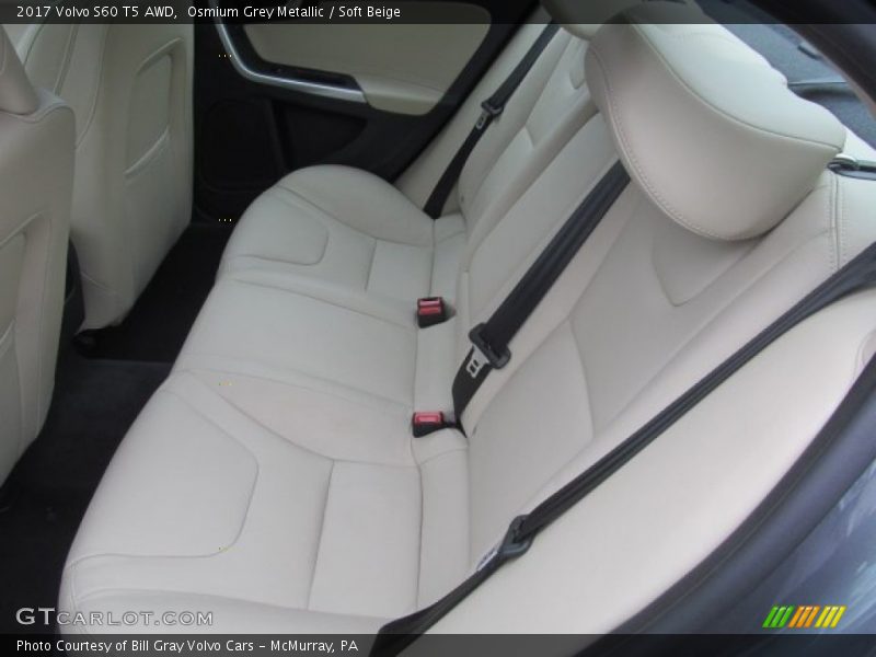 Rear Seat of 2017 S60 T5 AWD